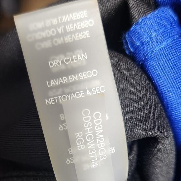 Calvin Klein Women's Blue and Black Colorblock Sheath Dress Size 10 NWT - Picture 10 of 10